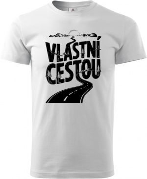 Vlastní cestou, černý potisk