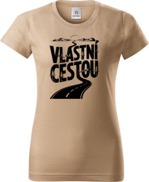 Vlastní cestou, černý potisk