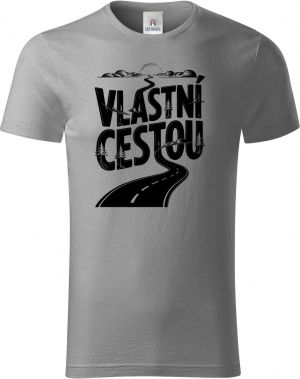 Vlastní cestou, černý potisk