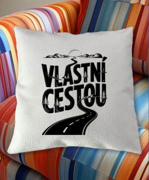 Vlastní cestou, černý potisk