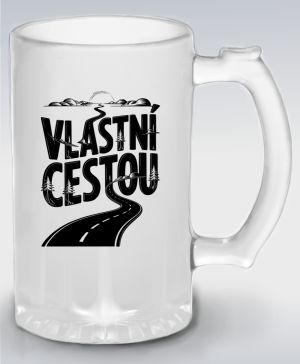 Vlastní cestou, černý potisk