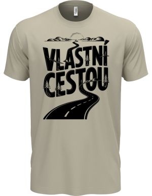 Vlastní cestou, černý potisk