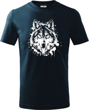 Vlčí duch Pop, bílý potisk