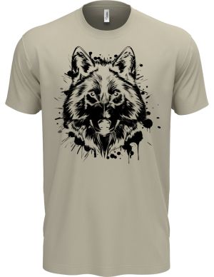Vlčí duch Pop, černý potisk