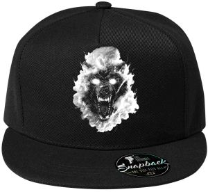 Vlčí kouř, bílý potisk