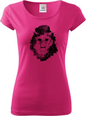 Vlčí kouř, černý potisk