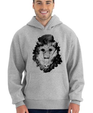 Vlčí kouř, černý potisk