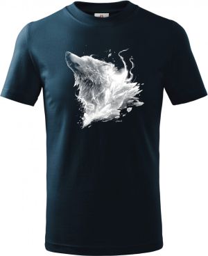 Vlčí mráz, bílý potisk