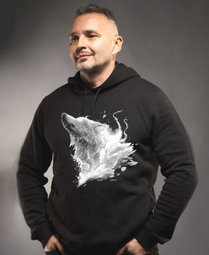 Vlčí mráz, bílý potisk