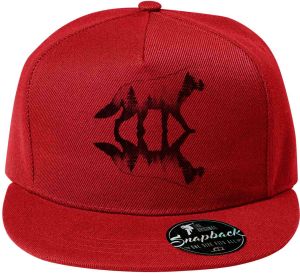 Vlk, lesní odraz, černý potisk