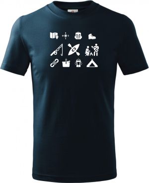Vodácké ikony, bílý tisk