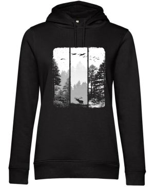 Volání divočiny, jelen, bílý potisk