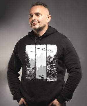 Volání divočiny, jelen, bílý potisk