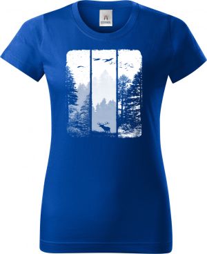 Volání divočiny, jelen, bílý potisk