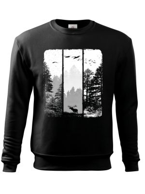 Volání divočiny, jelen, bílý potisk