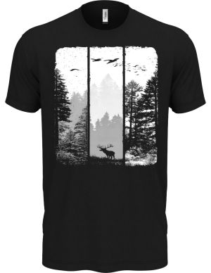 Volání divočiny, jelen, bílý potisk