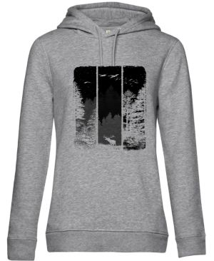 Volání divočiny, jelen, černý potisk