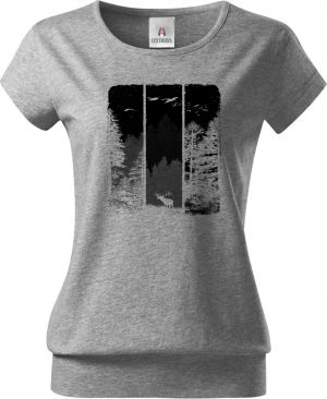 Volání divočiny, jelen, černý potisk