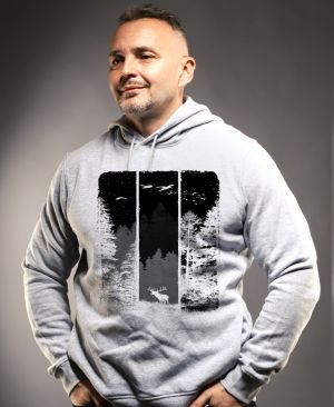 Volání divočiny, jelen, černý potisk