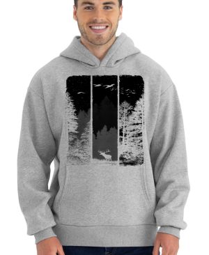 Volání divočiny, jelen, černý potisk