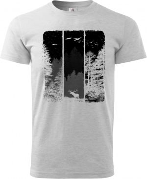 Volání divočiny, jelen, černý potisk