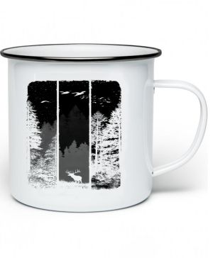 Volání divočiny, jelen, černý potisk