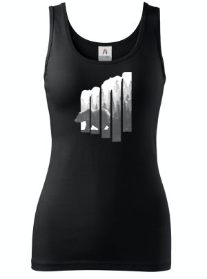 Volání divočiny, medvěd, bílý potisk