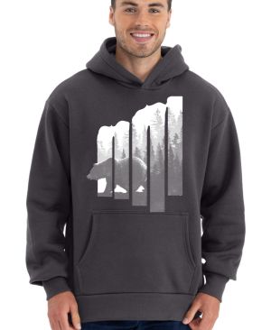 Volání divočiny, medvěd, bílý potisk