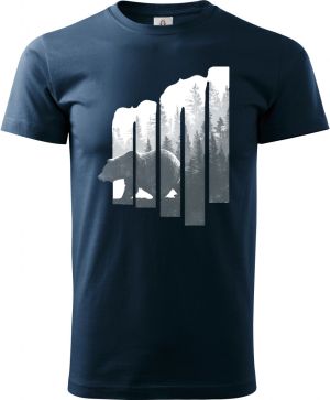 Volání divočiny, medvěd, bílý potisk