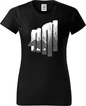 Volání divočiny, medvěd, bílý potisk