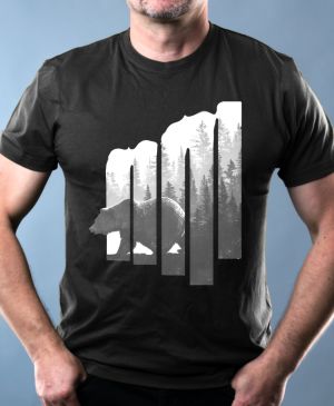 Volání divočiny, medvěd, bílý potisk