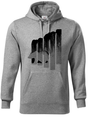 Volání divočiny, medvěd, černý potisk