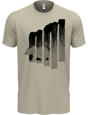 Volání divočiny, medvěd, černý potisk