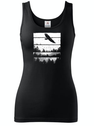 Volání divočiny, orel, bílý potisk