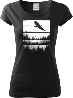 Volání divočiny, orel, bílý potisk