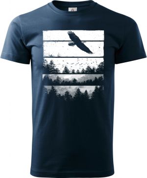 Volání divočiny, orel, bílý potisk