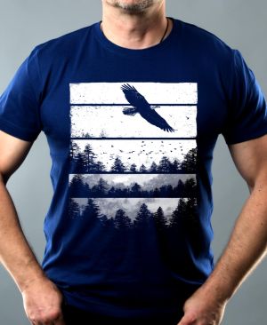 Volání divočiny, orel, bílý potisk