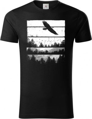 Volání divočiny, orel, bílý potisk