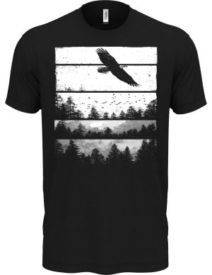 Volání divočiny, orel, bílý potisk