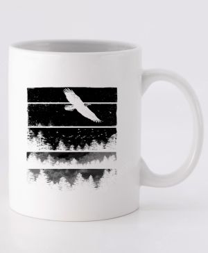 Volání divočiny, orel, černý potisk