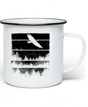 Volání divočiny, orel, černý potisk