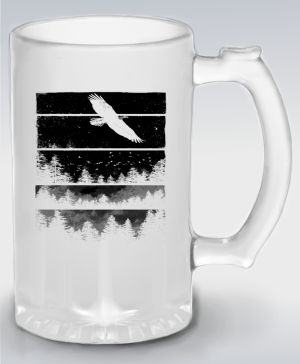 Volání divočiny, orel, černý potisk