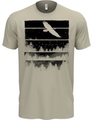 Volání divočiny, orel, černý potisk