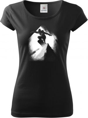 Vrcholový jezdec, bílý potisk