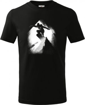 Vrcholový jezdec, bílý potisk