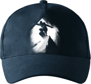 Vrcholový jezdec, bílý potisk