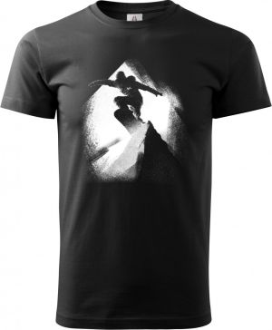 Vrcholový jezdec, bílý potisk