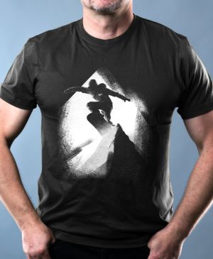 Vrcholový jezdec, bílý potisk