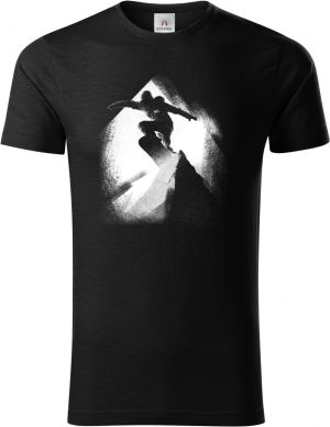 Vrcholový jezdec, bílý potisk