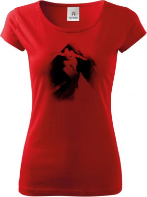 Vrcholový jezdec, černý potisk